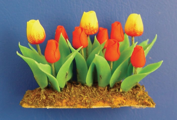 Tulpen-Garten Miniaturen 1:12 Garden Maßstab Tulip - puppenstuben.shop online - im